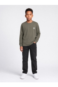 Petrol Industries Boys T-Shirt LS AOP beluga