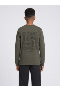 Petrol Industries Boys T-Shirt LS AOP beluga