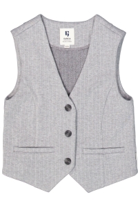 Garcia B52455_girls gilet 123-mid grey melee
