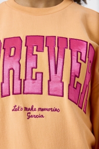 Garcia B52460_girls sweat 4017-coral kiss