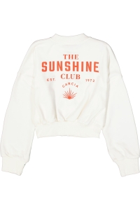 Garcia C52651_girls sweat cardigan 53-off white