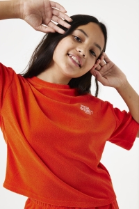 Garcia E52606_girls T-shirt ss 6095-manderin red