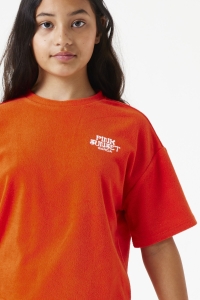Garcia E52606_girls T-shirt ss 6095-manderin red