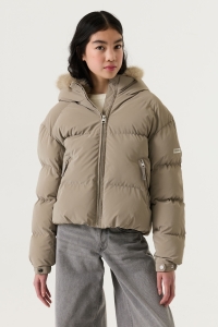Garcia GJ2620801_girls outdoor jacket 3772-elephant skin