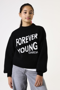 Garcia I52644_girls pullover 1755-off black