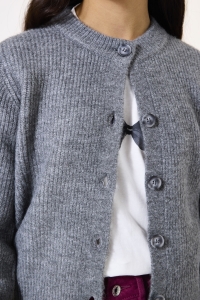 Garcia I52651_girls cardigan 3051-dark grey mel