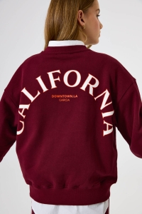 Garcia J52463_girls sweat 6637-dark cherry