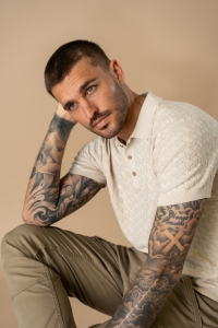 Petrol Industries Men Knitwear Polo seashell