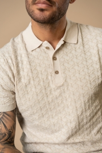 Petrol Industries Men Knitwear Polo seashell
