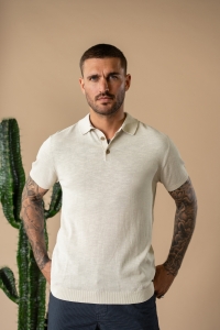 Petrol Industries Men Knitwear Polo seashell