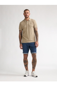 Petrol Industries Men Polo Short Sleeve light tan