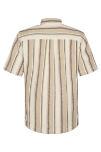 Petrol Industries Men Shirt Short Sleeve AOP light tan