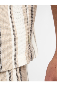 Petrol Industries Men Shirt Short Sleeve AOP light tan