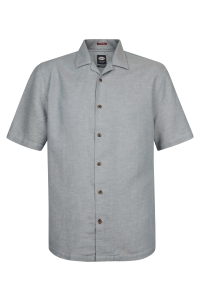 Petrol Industries Men Shirt Short Sleeve Uni marble blue