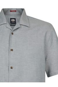 Petrol Industries Men Shirt Short Sleeve Uni marble blue