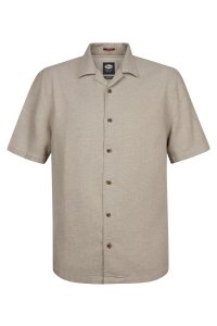 Petrol Industries Men Shirt Short Sleeve Uni light tan