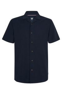 Petrol Industries Men Shirt Short Sleeve Uni navy blue