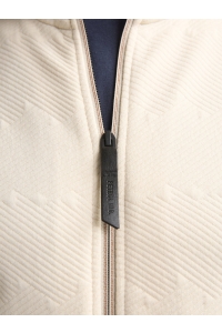 Petrol Industries Men Sweater Collar Zip seashell