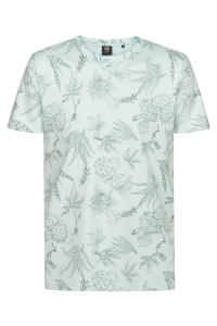 Petrol Industries Men T-Shirt SS AOP cool mint
