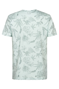 Petrol Industries Men T-Shirt SS AOP cool mint