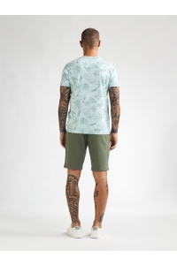Petrol Industries Men T-Shirt SS AOP cool mint