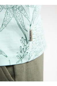 Petrol Industries Men T-Shirt SS AOP cool mint