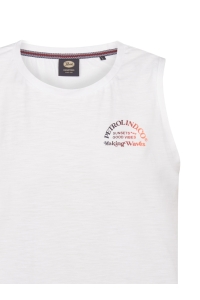 Petrol Industries Men Singlet R-Neck bright white