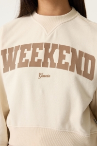 Garcia M262463_girls sweat 1448-ecru