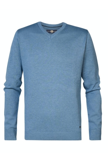 Petrol Industries Men Knitwear V-Neck Basic