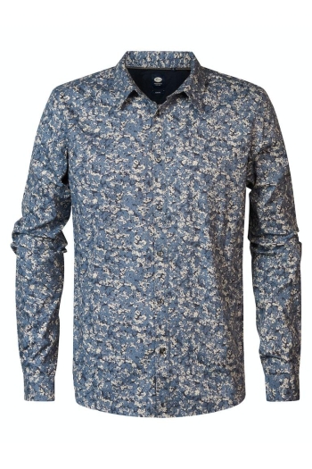 Petrol Industries Men Shirt Long Sleeve AOP
