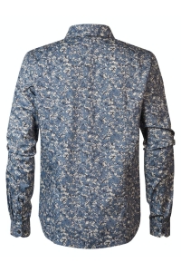 Petrol Industries Men Shirt Long Sleeve AOP light shadow