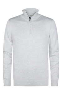 Petrol Industries Men Knitwear Collar Basic antique white melee