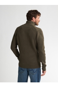 Petrol Industries Men Knitwear Collar army green