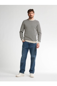 Petrol Industries Men Knitwear Round Neck Basic seashell