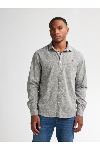 Petrol Industries Men Shirt Long Sleeve AOP