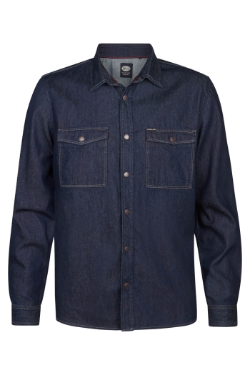 Petrol Industries Men Shirt Long Sleeve Denim
