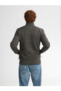 Petrol Industries Men Sweater Collar Zip beluga