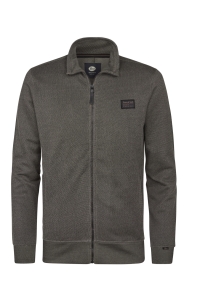 Petrol Industries Men Sweater Collar Zip beluga