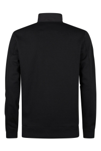 Petrol Industries Men Sweater Collar Zip deep black