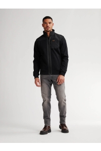 Petrol Industries Men Sweater Collar Zip deep black