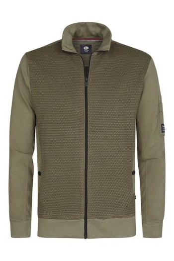 Petrol Industries Men Sweater Collar Zip