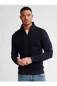 Petrol Industries Men Sweater Collar Zip royal navy
