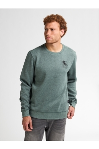 Petrol Industries Men Sweater Round Neck pale aqua