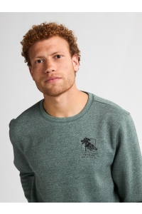 Petrol Industries Men Sweater Round Neck pale aqua