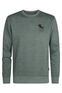 Petrol Industries Men Sweater Round Neck pale aqua