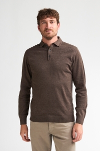 Petrol Industries Men Knitwear Polo cedar brown