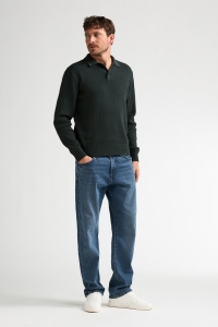 Petrol Industries Men Knitwear Polo deep green