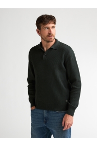 Petrol Industries Men Knitwear Polo deep green