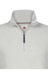 Petrol Industries Men Knitwear Collar antique white melee