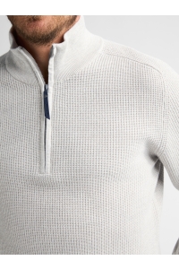 Petrol Industries Men Knitwear Collar antique white melee